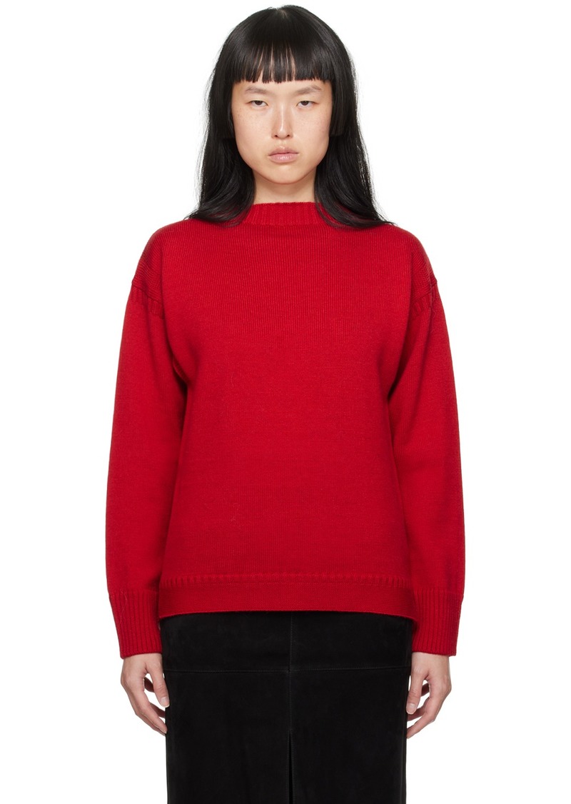 Totême TOTEME Red Vented Sweater