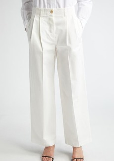 Totême TOTEME Relaxed Fit Organic Cotton Twill Pants