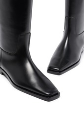 Totême square-toe strap riding boots