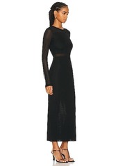 Totême Toteme Semi Sheer Knitted Cocktail Dress