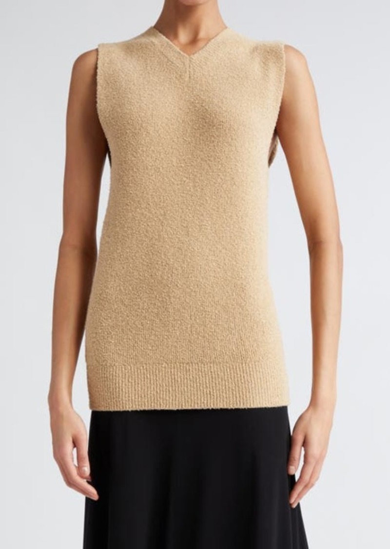 Totême TOTEME Sleeveless Organic Cotton Blend Sweater