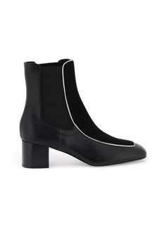 Totême Toteme smooth and suede leather ankle boots