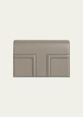 Totême Toteme T-Flap Bag in Smooth Leather