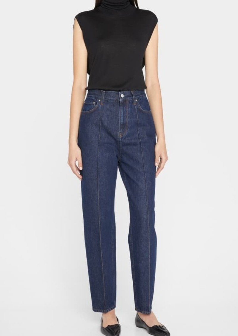 Totême Toteme Tapered-Leg Mid-Rise Denim Jeans