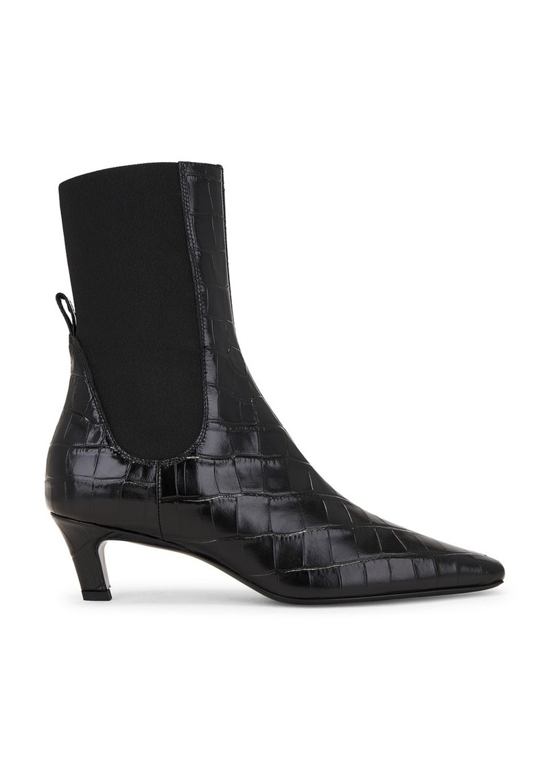 Totême Toteme The Mid Heel Leather Boot