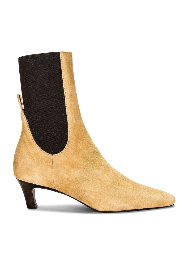 Totême Toteme The Mid Heel Suede Boot