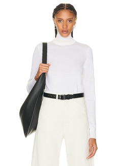 Totême Toteme Two Tone Turtleneck Knit Sweater