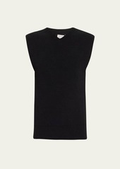 Totême Toteme V-Neck Sleeveless Terry Knit Vest