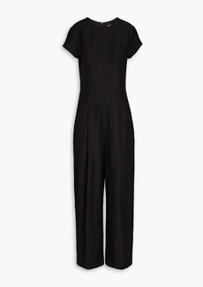 Totême - Linen-blend jumpsuit - Black - FR 34