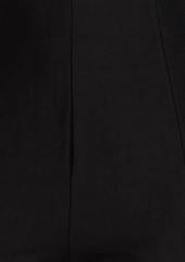 Totême - Linen-blend skinny pants - Black - FR 34