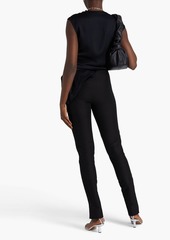 Totême - Linen-blend skinny pants - Black - FR 34
