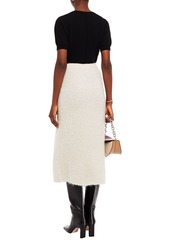 Totême - Nevis bouclé-knit midi skirt - White - XL