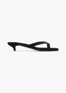 Totême - Velvet sandals - Black - EU 35