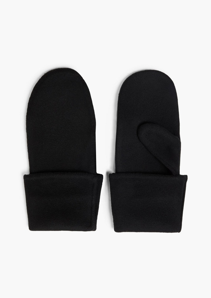 Totême - Wool and cashmere-blend mittens - Black - XS/S