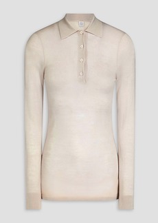 Totême - Wool polo shirt - White - XXS