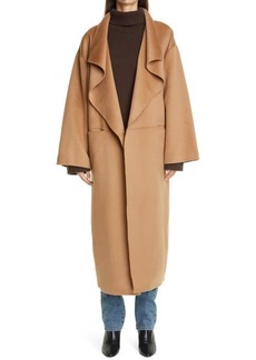 Totême TOTEME Annecy Open Front Wool & Cashmere Coat