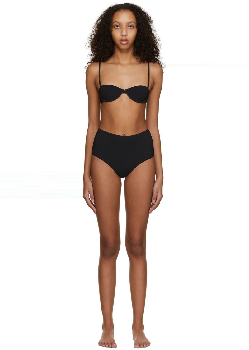 Totême TOTEME Black Bra Bikini