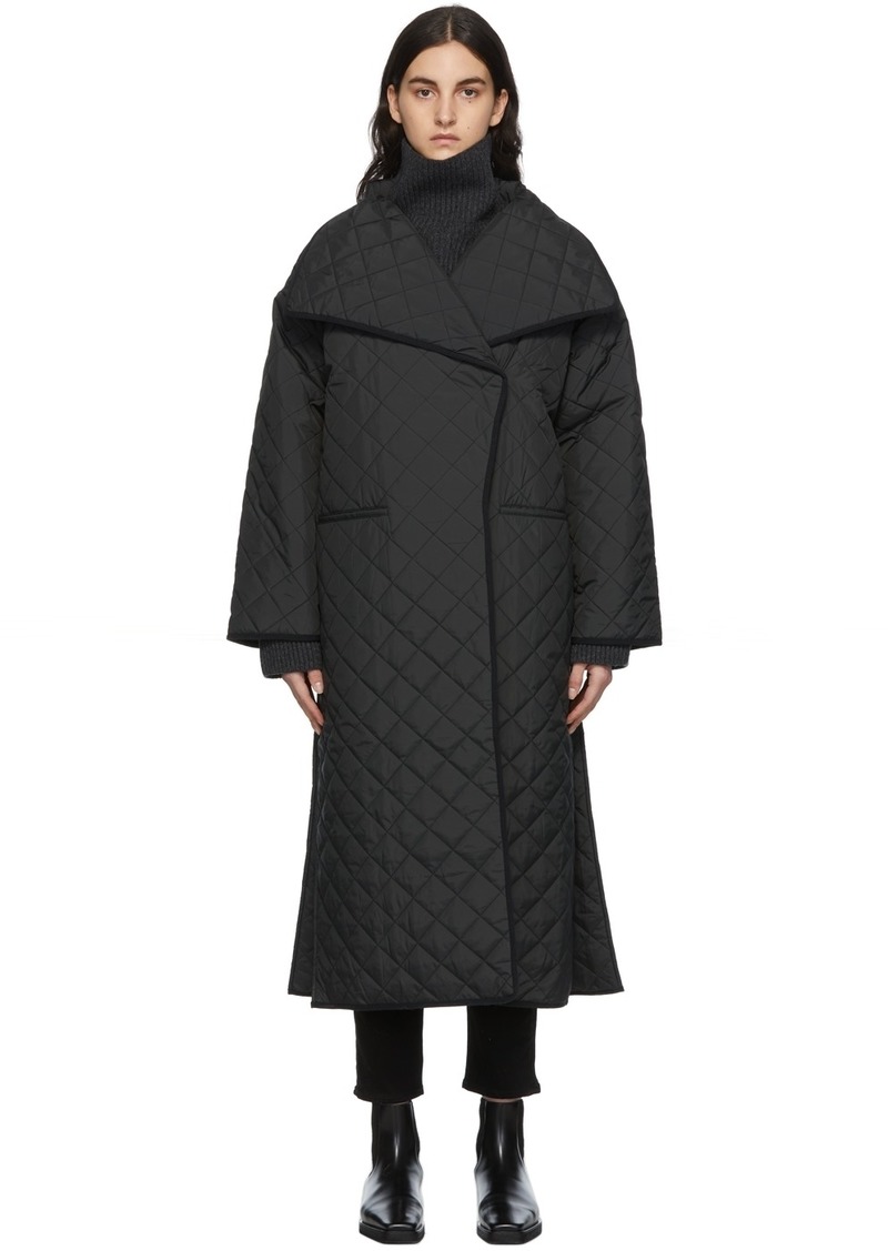 Totême TOTEME Black Quilted Coat