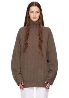 Totême TOTEME Brown Cashmere Sweater