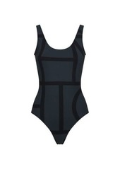 TOTÊME  MONOGRAM SWIMSUIT SWIMWEAR