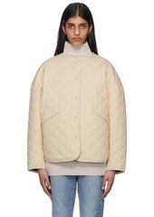 Totême TOTEME Off-White Quilted Jacket