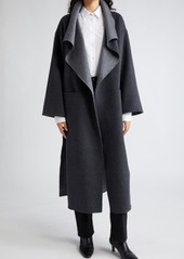 Totême TOTEME Oversize Signature Two-Tone Wool & Cashmere Coat