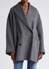 Totême TOTEME Relaxed Fit Double Face Wool Peacoat
