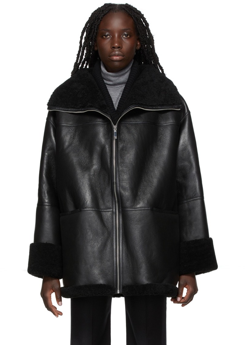 toteme shearling coat