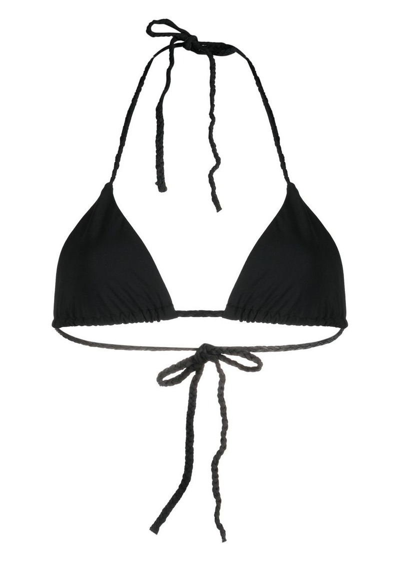 Totême triangle-cup halterneck bikini top