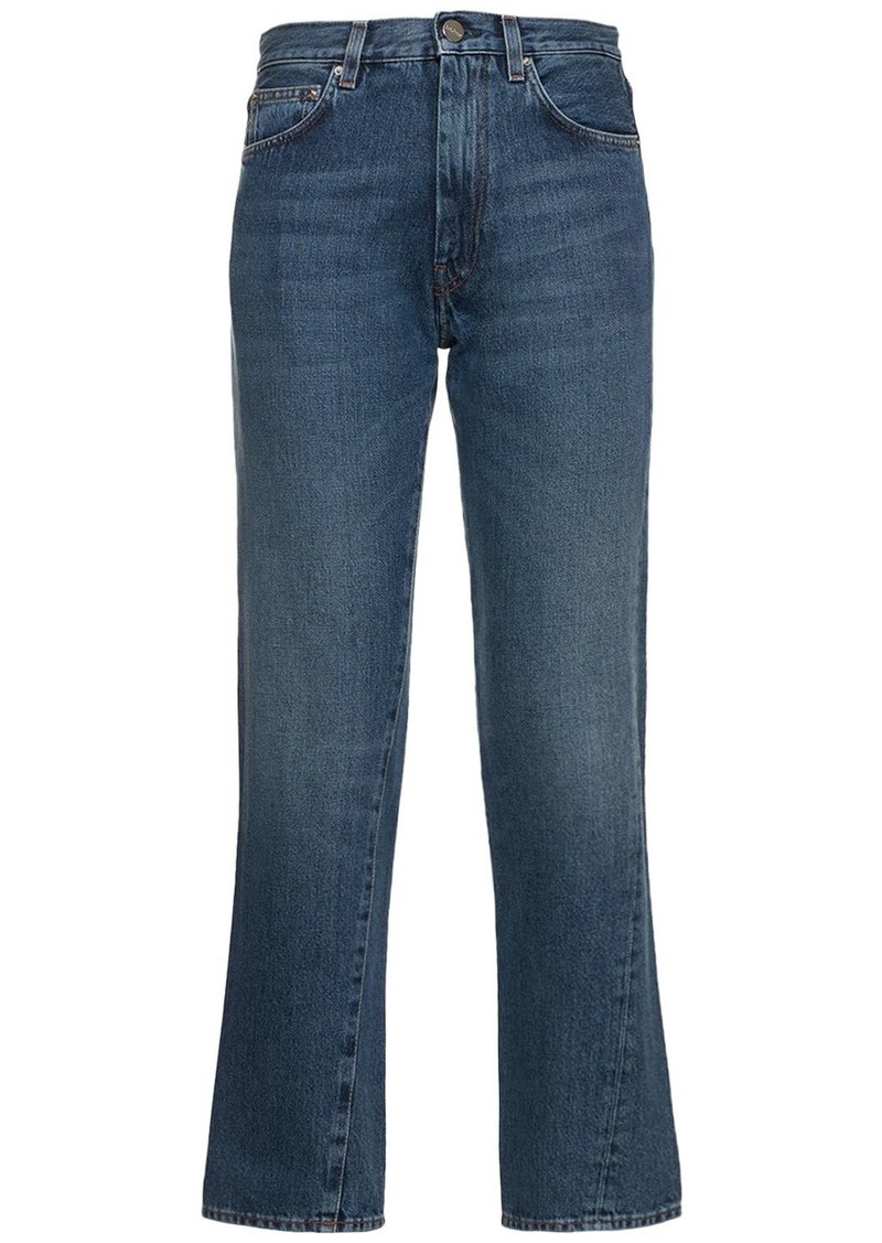 Totême Twisted Seam Cotton Denim Jeans