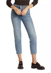 Totême Twisted-Seam Mid-Rise Slim Ankle Jeans
