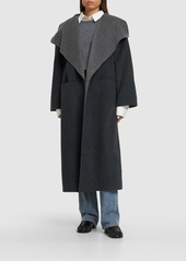Totême Two-tone Signature Wool & Cashmere Coat