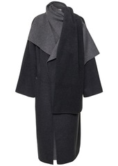 Totême Two-tone Signature Wool & Cashmere Coat