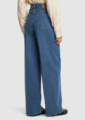 Totême Wide Denim Cotton Jeans