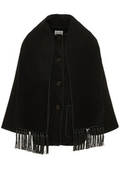 Totême Wool Blend Scarf Jacket