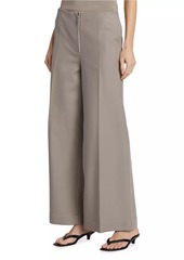 Totême Zip-Front Wide-Leg Pant