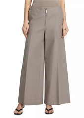 Totême Zip-Front Wide-Leg Pant