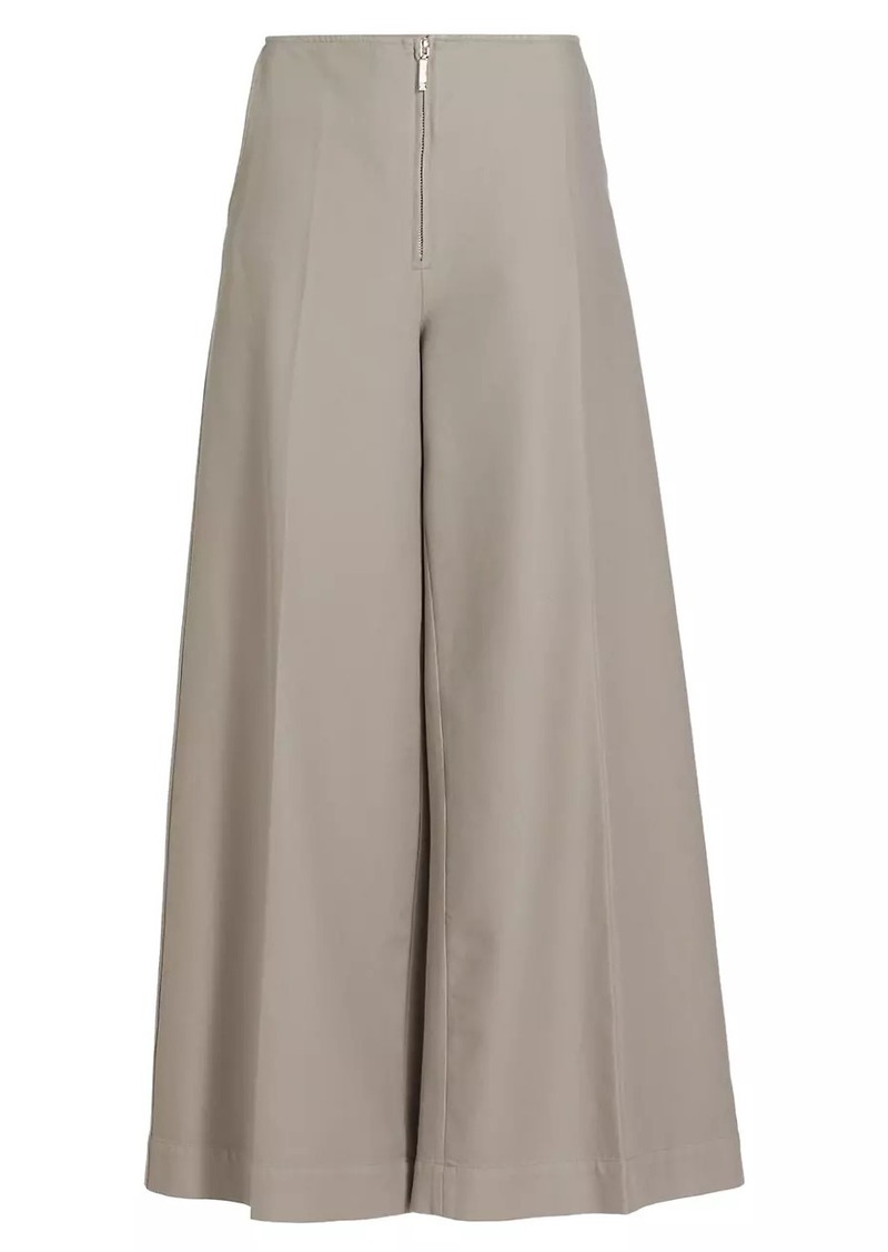 Totême Zip-Front Wide-Leg Pant