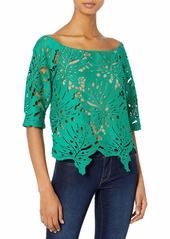 Tracy Reese Women's Off-Shoulder Top  M