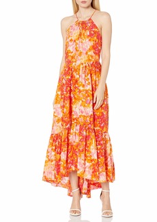 Tracy Reese Women's Tiered Halter Maxi Dress