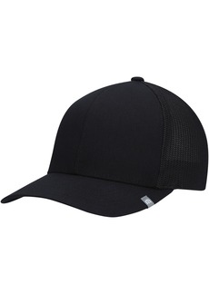 Men's Travis Mathew Black Widder 2.0 Trucker Snapback Hat