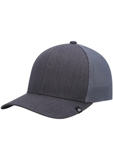 Travis Mathew Men's TravisMathew Heathered Charcoal Widder 2.0 Trucker Snapback Hat