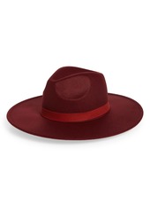 Treasure & Bond Felt Panama Hat in Burgundy Combo at Nordstrom Rack