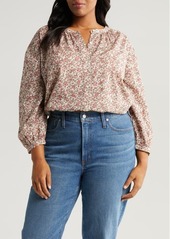 Treasure & Bond Floral Cotton Voile Top