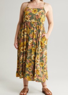 Treasure & Bond Floral Print Sleeveless Maxi Dress