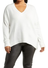 Treasure & Bond High-Low V-Neck Sweater