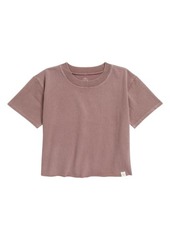 Treasure & Bond Kids' Washed Crop T-Shirt in Purple Moon Wash at Nordstrom