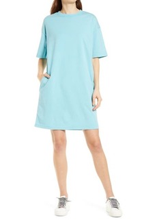 Treasure & Bond Organic Cotton T-Shirt Dress in Blue Mist at Nordstrom