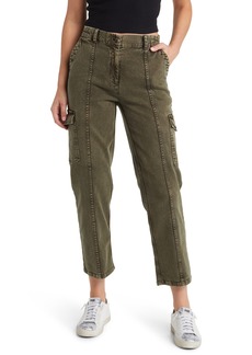 Treasure & Bond Stretch Cotton Cargo Pants in Olive Sarma at Nordstrom Rack