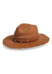 Treasure & Bond Turquiose Trim Panama Hat